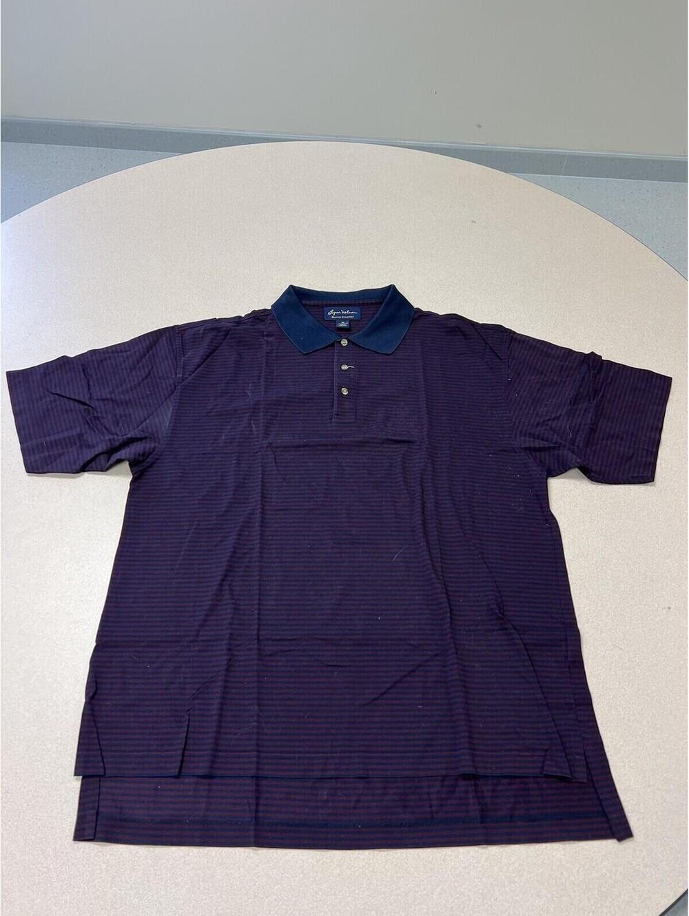 Byron Nelson Polo Golf Shirt Mens Size XL Striped 254